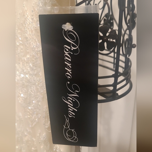 NWT Pissaro Nights Cap sleve beaded dress Nordstrom Size 14 Vintage - Picture 7 of 8